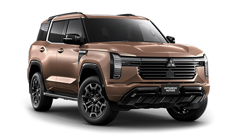 Front 3/4 render of a Pajero