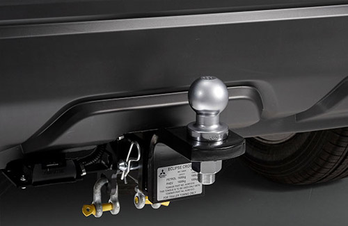 Tow Bar Kit accessory on a Mitsubishi