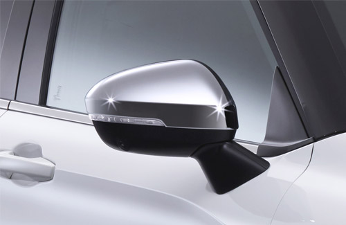 Carbon finished wing mirror cover