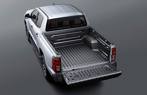 Tray Liner accessory on a Mitsubishi