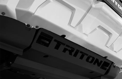 Underbody Protection accessory on a Mitsubishi